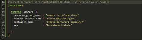 Terraform backend config aws.  Note that for the access credentials we In this tutorial...