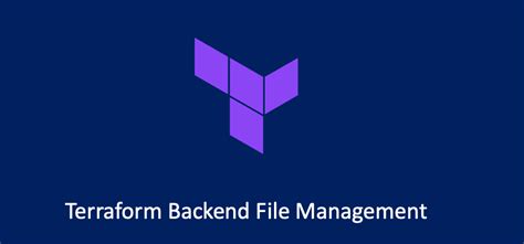 Terraform backend configuration.  Whether you manage Warning: We recomm...