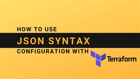 Terraform syntax. Learn the native grammar and JSON variant of the Terraform ...