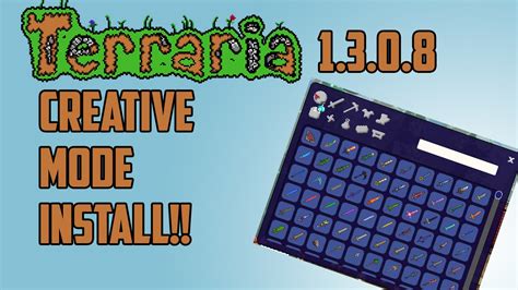 Terraria Creative Mode! Cheat Sheet Mod Installation Tutorial YouTube