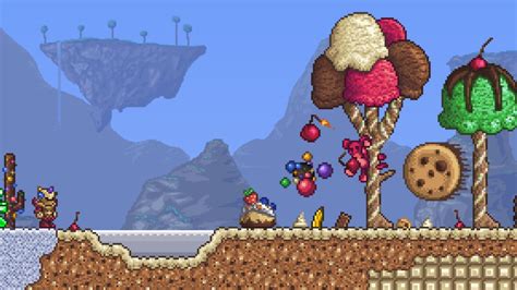 Terraria fandom. Terraria (/ t ə ˈ r ɛər i ə / ⓘ) is an action-adventure sandbox game developed by Re-Logic.The game was first released for Windows on May 16, 2011, and has since been ported to several other platforms. The game features exploration, crafting, building, painting, and combat with a variety of creatures in a procedurally generated 2D world. Terraria received generally positive reviews and ... 