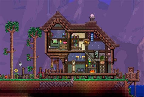Terraria house idea. Winter is coming!! So, it's time to build a Snowy Cabin to get out of the cold!_____ S... 