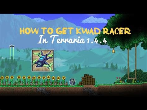 Terraria kwad racer. The Kwad Racer is an item sold by the Cyborg NPC for 10 gold. It is purely cosmetic and has no in-game benefits. Still, it is used to get the “To Infinity and Beyond” achievement added in the Terraria Labor of Love update. The name of this achievement is a pop-culture reference to Buzz Lightyear’s famous quote from the 1995 beloved Pixar … 