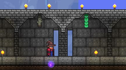 Terraria stone wall. One thing that gets easily overlooked is that player placed walls can block spawning. Since you can craft 4 walls from one block, a stack of dirt that could be used to fill 999 tiles can be crafted into walls that will cover 3996 spaces. Just watch for missed spots, since breaks in the placed wall can still allow enemies to spawn. 