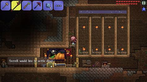 Terraria valid housing. Sep 1, 2016. #2. The housing is invalid in the Corruption/Crimson biomes itself, but not with the materials you can make from these biomes or outside of these biomes. You can make houses out of shadewood/ebonwood and have NPCs live in them if they aren't in the Corruption/Crimson biomes themselves because the game prevents any enemies from ... 