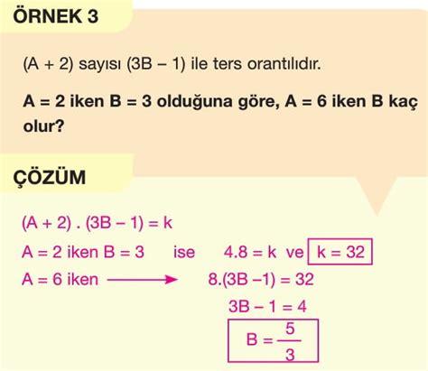 Ters Orantı.