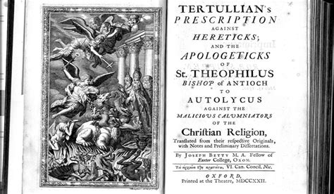 Tertullian apologeticus pdf.  His writings, including his influential de...