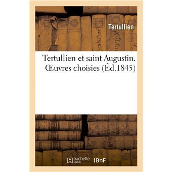 Tertullien et saint augustin œuvres choisies. - Service manual for honda fourtrax 300.