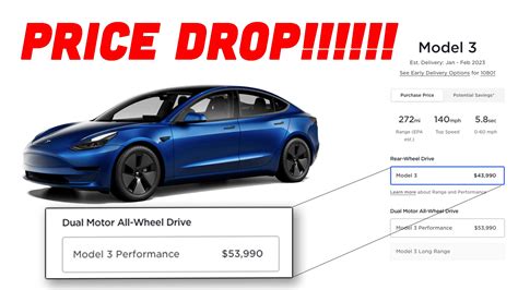 Tesla Price Drop