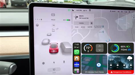 2,206. Westerly, RI. May 18, 2023. #1. Nicw little adapter I got shipped to me that gets Apple CarPlay on your Tesla's screen. Easy to install and use, and actually pretty solid! Personally, I like using Google Maps around my area of Rhode Island as it has "avoid highway" mode on it. Tesla's navigation does not.. 