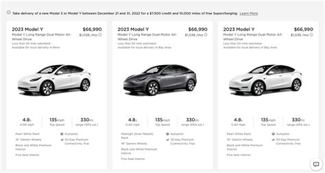 Tesla deals. 3 days ago · Tesla Deals. Best Tesla Deals for March 2024. near Quincy, WA. 98848. Find the best car deals near you. KBB.com takes into account any rebates, incentives, and financial specials provided by the ... 