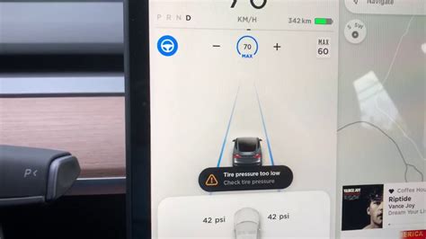 Tesla model 3 tire pressure. For instructions on how to jack/lift Model Y, see Jacking and Lifting. Tire Specifications (Factory) Tire Size Location Size; 19" Front/Rear: 255/45R19 XL: 20" Front/Rear: 255/40R20 XL: 21" ... Tire inflation pressure, … 