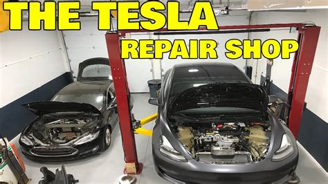 Tesla repair shop. We are here to support any Tesla vehicle with repair services, parts, upgrades, and advanced engineering services. Our Tesla Roadster expertise is particularly unparalleled and our electronics lab offers advanced services including PEM repair and rebuilds, ESS Battery Pack repair and recovery, firmware upgrades, and a variety of aftermarket products. 