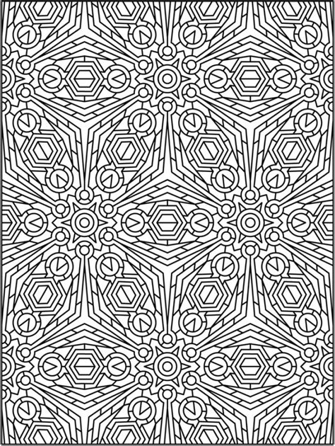 Tessellation Patterns Free Coloring Pages