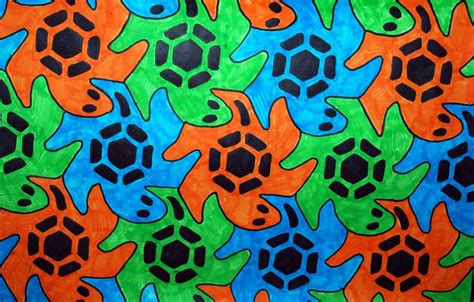 Tessellations Lesson good step by step directions for creating