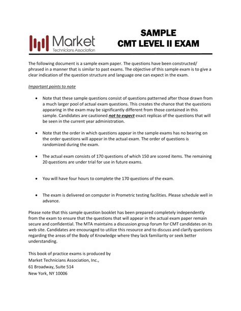 Test CMT-Level-II Duration