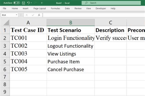 Test Case Template For Excel Step By Step Guide Youtube