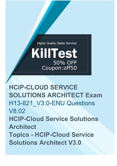 Test Certification H13-821_V2.0-ENU Cost