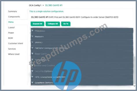 Test HPE0-V22 Dumps Demo