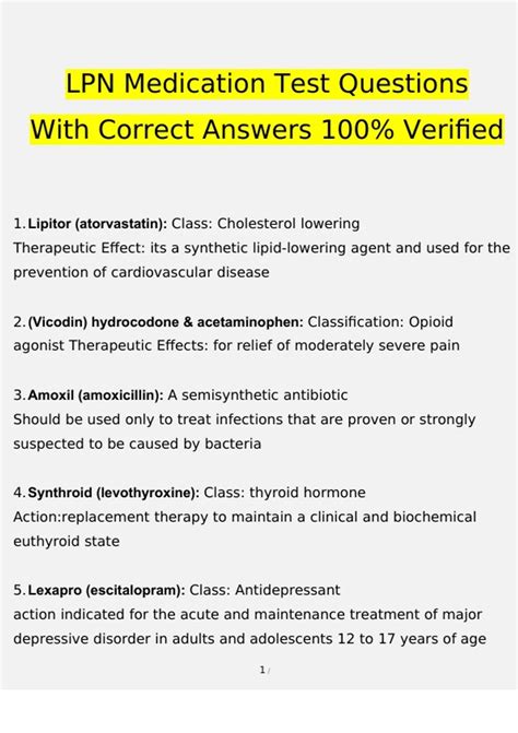 Test Lpn Answers