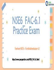 Test NSE6_FAC-6.1 Objectives Pdf