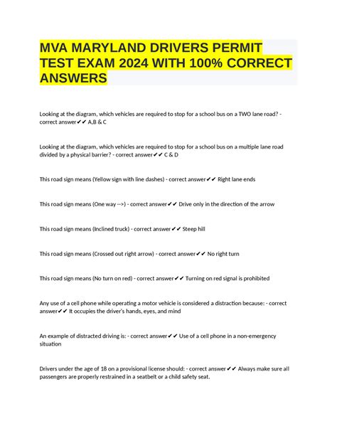 Test Questions Maryland State Archives