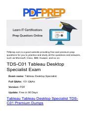 Test TDS-C01 Prep