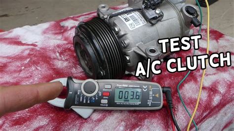 Test ac compressor clutch. Jump the low pressure switch only to test the circuit. Low AC pressure will prevent the relay from sending power to the AC compressor clutch. If you jump the low pressure switch with the engine running, do it only for a few seconds. Do NOT jump the low pressure switch to operate the compressor non-stop so you can add refrigerant. 