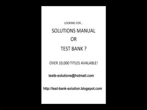 Test bank solution manual blogspot com. - Stihl models 034 036 service workshop repair manual.