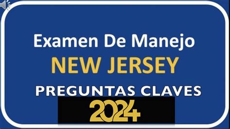 New Jersey. Examen del Conductor En Línea del 2024 de New Jersey. Cuando acuda a tramitar una licencia de conducir del DMV en New Jersey o un permiso de conducción …. 