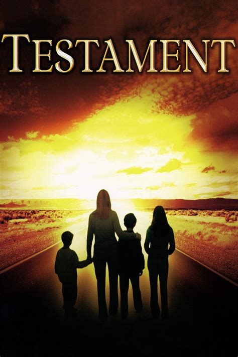 Testament movie. Testament is a film directed by Lynne Littman with Jane Alexander, William Devane, Kevin Costner, Ross Harris .... Year: 1983. Original title: Testament. Synopsis: Nuclear war in the United States is portrayed in a realistic and believable manner. The story is told through the eyes of a woman who is struggling to take care of her family. 