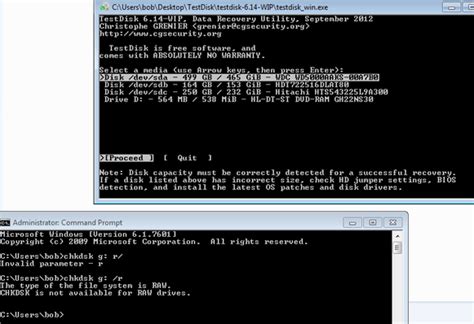 Testdisk Is Shaped My Disk Problem S Cgsecurity Org