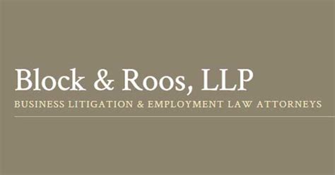 Testimonials For Jessica Block - Block & Roos, LLP