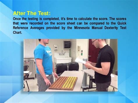 Testing Manual Dexterity