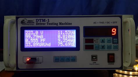 Testing of 12 Watt LED Driver LED Driver Testing with THD Measurement