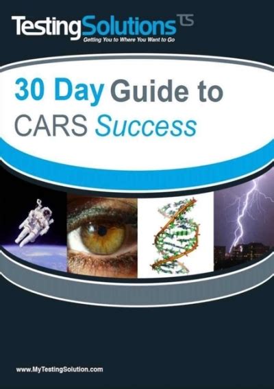 Testing solutions 30 day guide to mcat cars success critical analysis and reasoning skills. - 2004 oldsmobile alero service repair manual software.