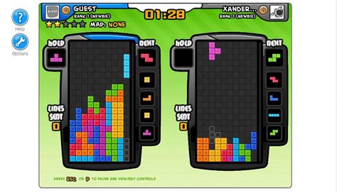 Tetris with friends. The goal of Tetris N-Blox is to score as many points as possible by clearing horizontal rows of Blocks. The player must rotate, move, and drop the falling Tetriminos inside the Matrix (playing field). Lines are cleared when they are completely filled with Blocks and have no empty spaces. As lines are cleared, the level increases and Tetriminos ... 