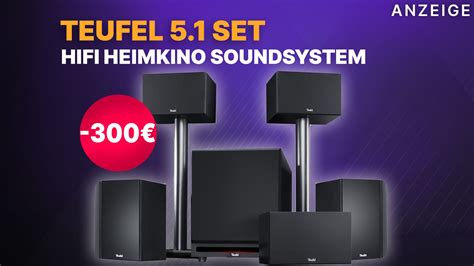 Teufel 5.1 Soundsystem mit 300€ Rabatt: Eines der besten Teufel HiFi …