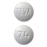 TEVA Pill 74 Generic Drug Name: Zolpidem Tartrate What It Looks Like: A round, white pill with "TEVA" on one side and "74" on the other side Strength: 10 mg Common Brand Names: Ambien, Edluar, Intermezzo, Zolpimist Use: Sedative/sleeping pill TEVA Pill 149. 