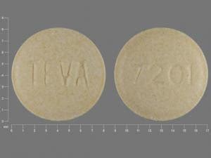  Pill Imprint TEVA 7271. This white round pill with imprint TEVA 72
