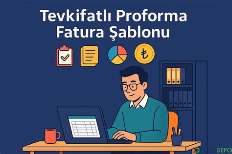 Tevkifatli Proforma Fatura Şablonu ExcelDepo. 
