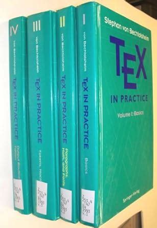 Tex in Practice (4 Volume Set)