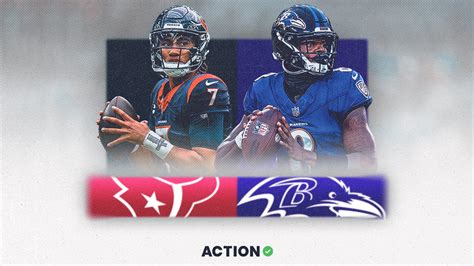 Texans vs ravens odds. Jan 15, 2024 ... Opening Odds for the Divisional Round Game · Points. FAVORED: Baltimore Ravens (-9.5). UNDERDOG: Houston Texans (+9.5) · Over/Under: 46. Note: .... 
