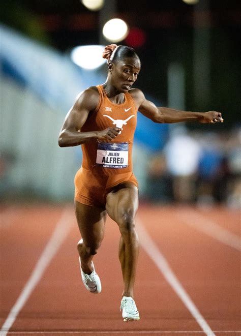 Texas' Julien Alfred captures Bowerman award as NCAA's top female track and field athlete
