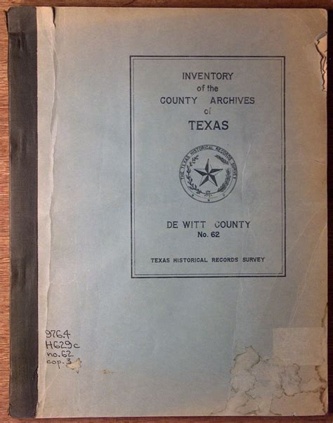 Texas, De Witt County, deed records, 1883-1888; index, 1929 …