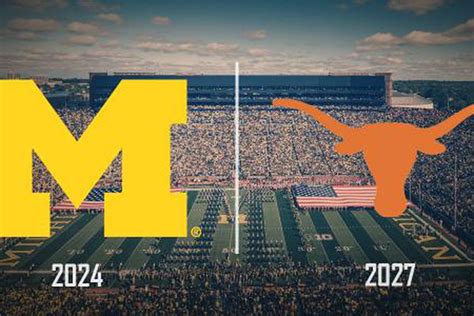 Texas, Michigan switch sites in home-and-home series for 2024, 2027
