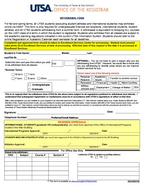 Texas 6-Withdrawals Rule - Registrar - University of Texas …