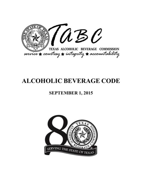 Texas Alcoholic Beverage Code Flashcards