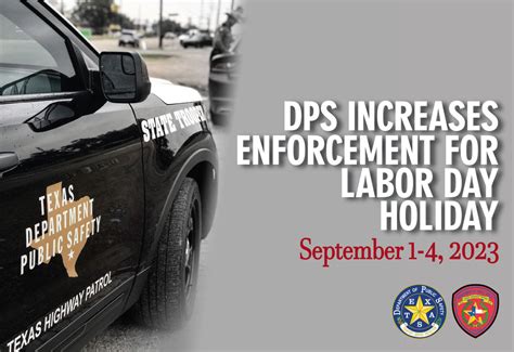 Texas DPS enforcement increases through Labor Day holiday