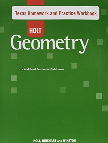 Texas Geometry Practice Workbook Homework Answers